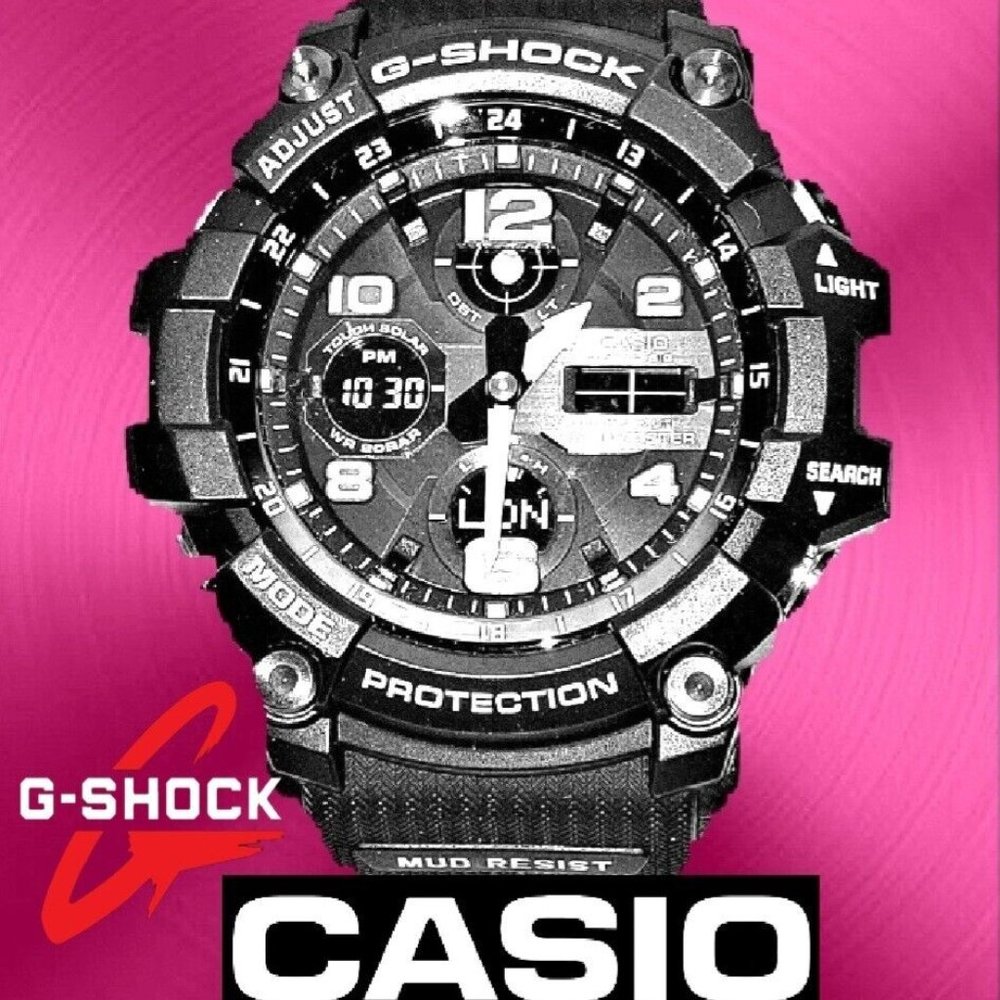 CASIO GSG-100 GSHOCK MUDMASTER.PRE-OWNED IN EXCELLENT CONDITION.